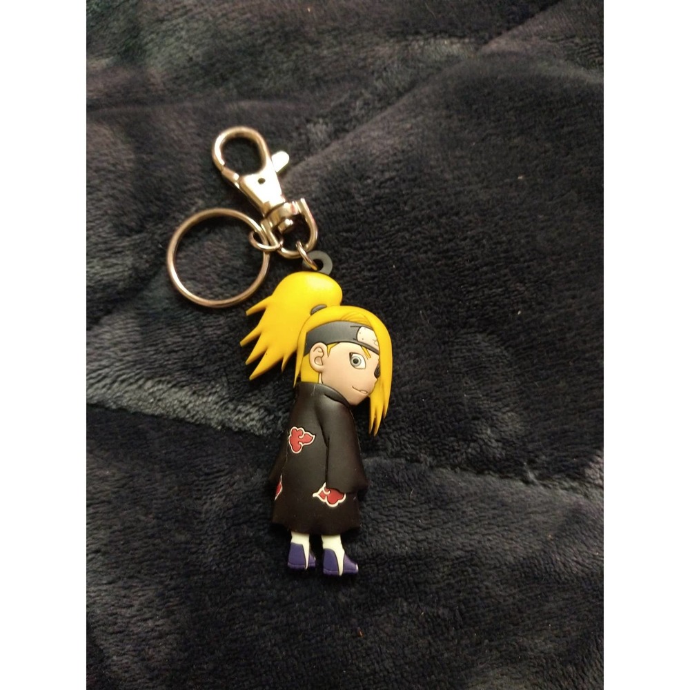 Naruto Shippuden 2002 rubber anime keychain Masashi Kishimoto
